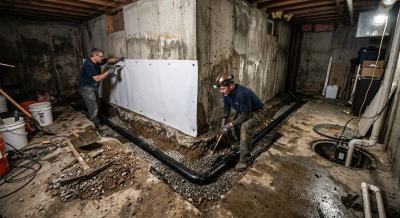 Basement Concrete Installation in Hightstown, NJ