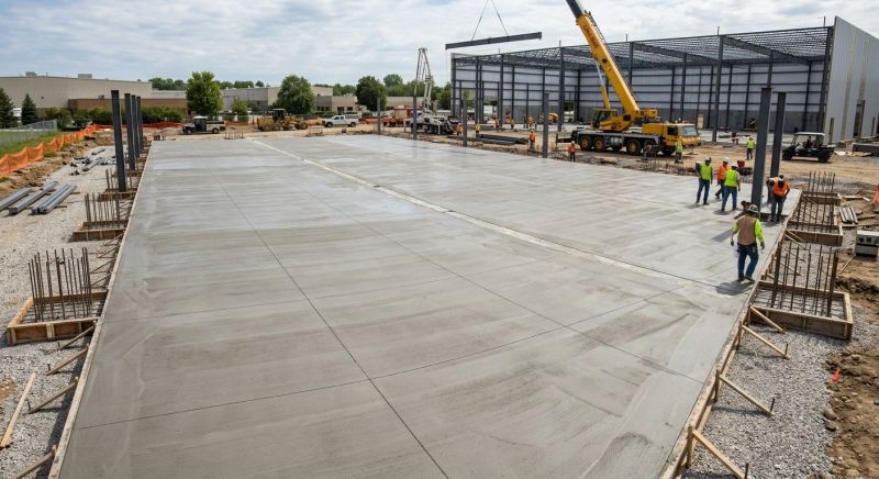 Commercial Slab Installation in Pittstown, NJ