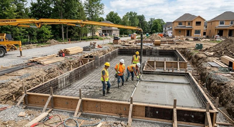 Concrete Foundation Installation in Union, NJ