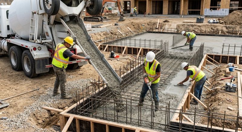 Foundation Wall Pouring in Princeton, NJ
